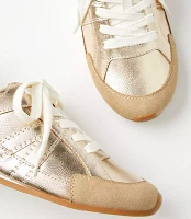 Metallic Low Profile Sneakers