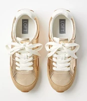 Metallic Low Profile Sneakers