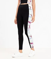 Lou & Grey Marble Colorblocked Softsculpt Pocket Leggings