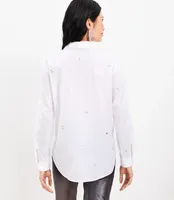 Jeweled Relaxed Everyday Shirt