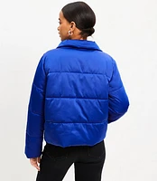 Sateen Puffer Jacket