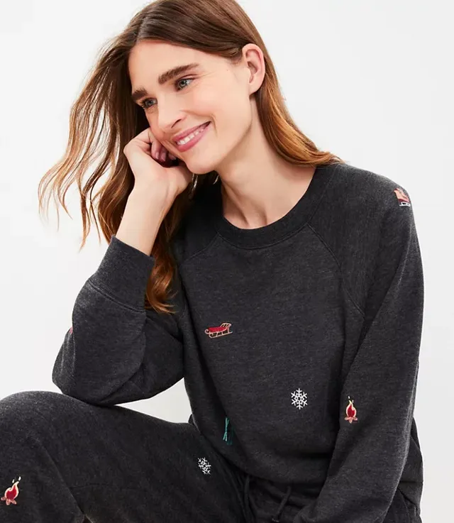 Lou & Grey Ski Cozy Cotton Terry Sweatshirt