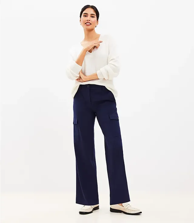 ZARA WOMEN STRAIGHT CARGO TRF TROUSERS, Women's Fashion, Bottoms, Other  Bottoms on Carousell