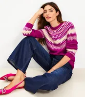 Fair Isle Yoke Sweater