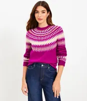 Fair Isle Yoke Sweater