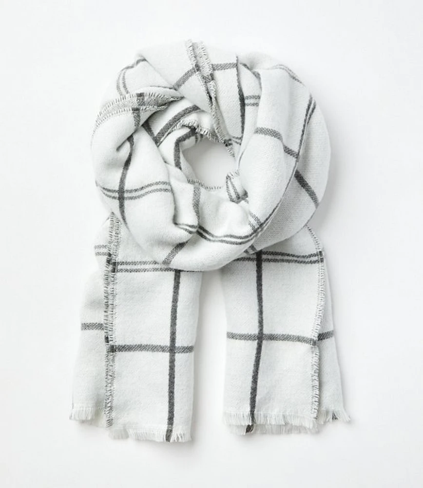 Plaid Reversible Scarf