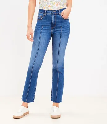 Flared High Crop Jeans