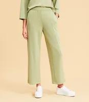 Lou & Grey Pintucked Scubasoft Wide Leg Pants