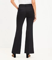 Tall Pintucked Sutton Flare Pants