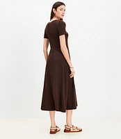 Short Sleeve Maxi Dress