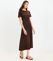 Short Sleeve Maxi Dress