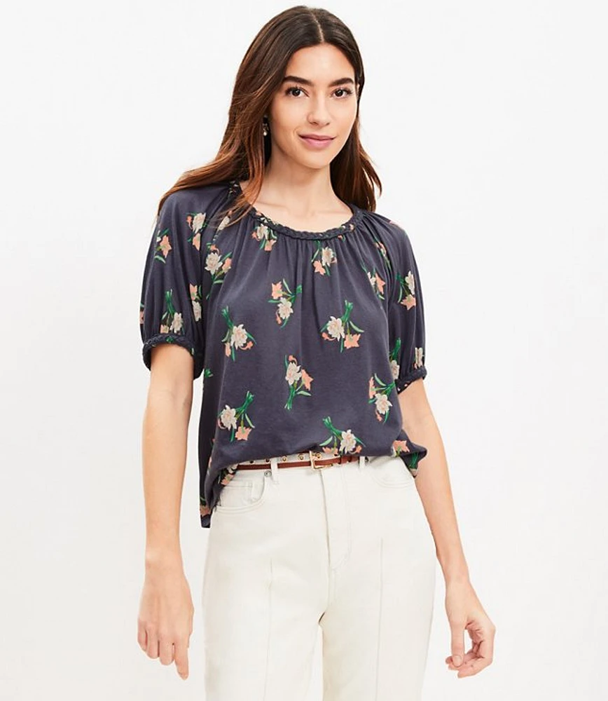 Daffodil Braided Trim Top