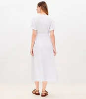 Utility Midi Pocket Dress