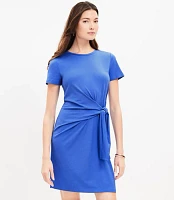 Side Tie Tee Dress