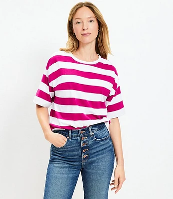 Striped Jersey Modern Tee