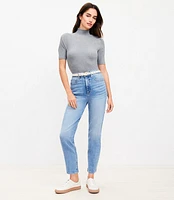 Petite High Rise Slim Jeans Mid Vintage Wash