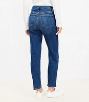 Petite High Rise Slim Jeans Dark Wash