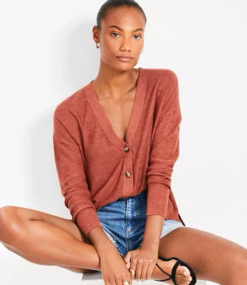 Petite Drop Shoulder Cardigan