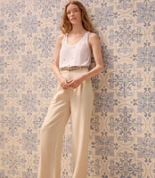 Peyton Trouser Pants Linen Blend