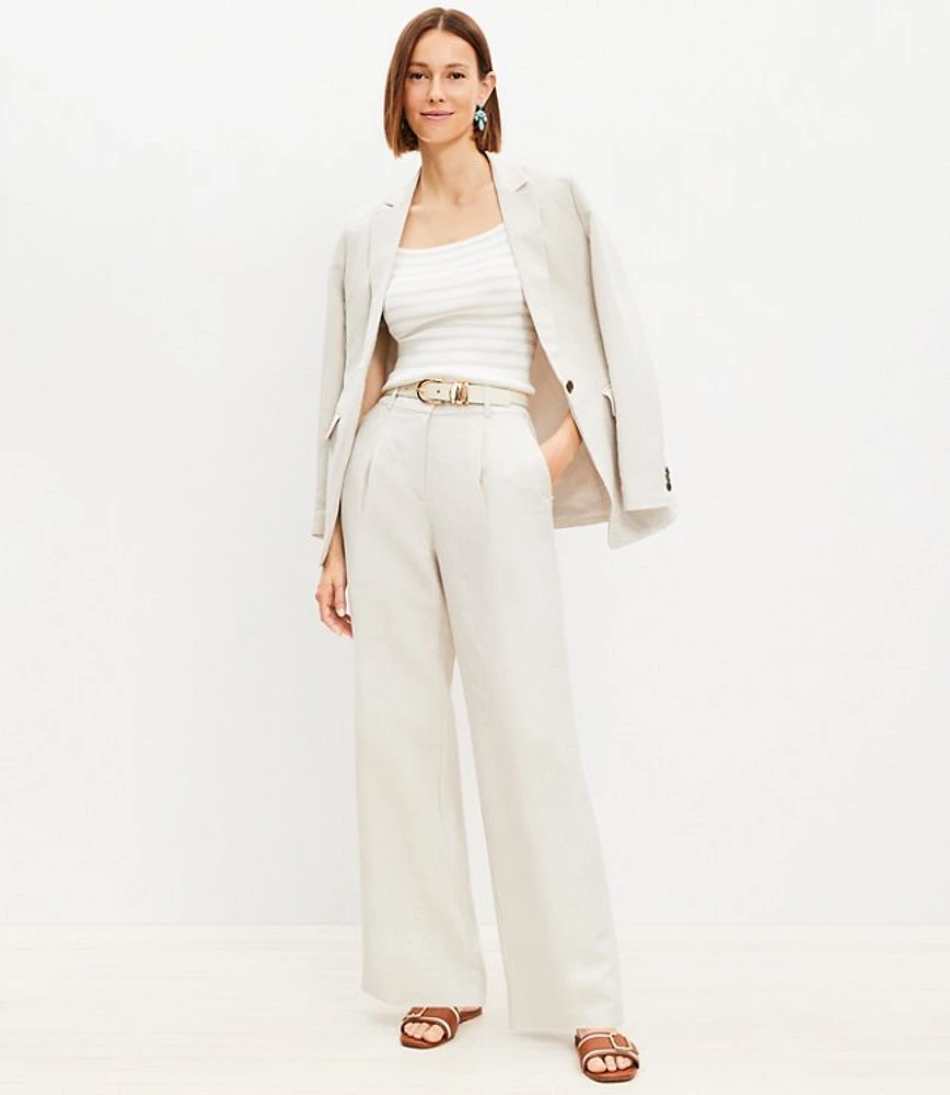 Peyton Trouser Pants Linen Blend