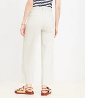 Tall Palmer Wide Leg Crop Pants Twill