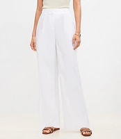 Curvy Peyton Trouser Pants in Linen Blend