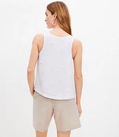 Petite Embellished Racerback Top