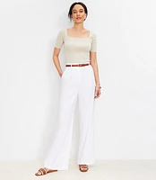 Petite Peyton Trouser Pants Linen Blend