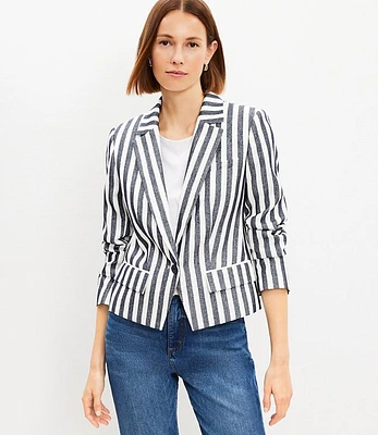 Petite Textured Modern Blazer