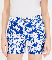 Palmer Shorts Forget Me Not Linen Blend