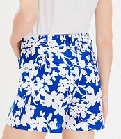 Palmer Shorts Forget Me Not Linen Blend