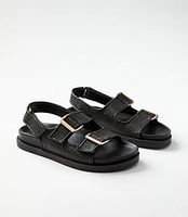 Double Strap Molded Footbed Sandals