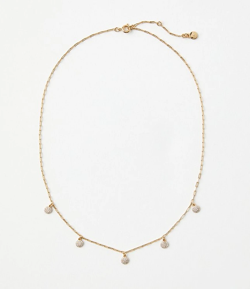 Demi Fine Pave Shaker Necklace