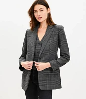 Plaid Oversized Blazer