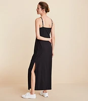 Lou & Grey Wanderweave Midi Slip Dress