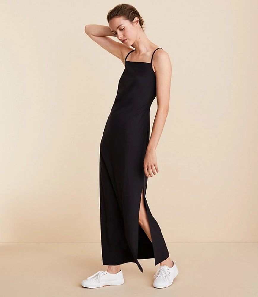 Lou & Grey Wanderweave Midi Slip Dress