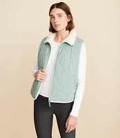 Lou & Grey Reversible Quilted Pocket Vest