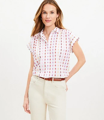 Petite Clip Dolman Shirt