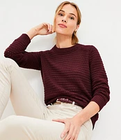 Ottoman Pointelle Sweater