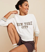 Petite Lou & Grey New York Cozy Cotton Terry Sweatshirt