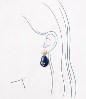 Pearlized Drop Earrings