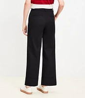 Petite Stovepipe Pants Twill