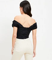 Structured Off The Shoulder Top