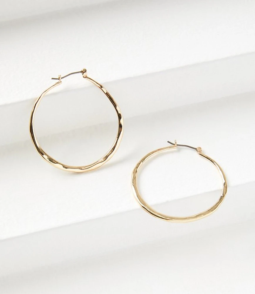 Metal Hoop Earrings