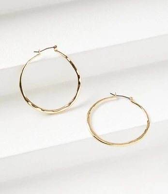 Metal Hoop Earrings