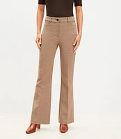 Sutton Flare Pants Puppytooth Doubleface