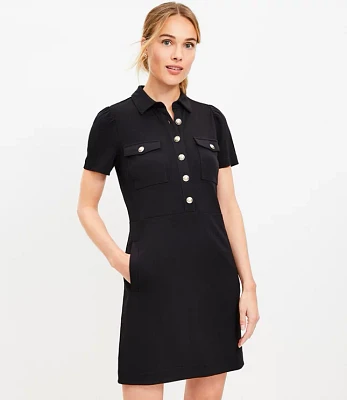 Tall Ponte Mini Shift Pocket Dress