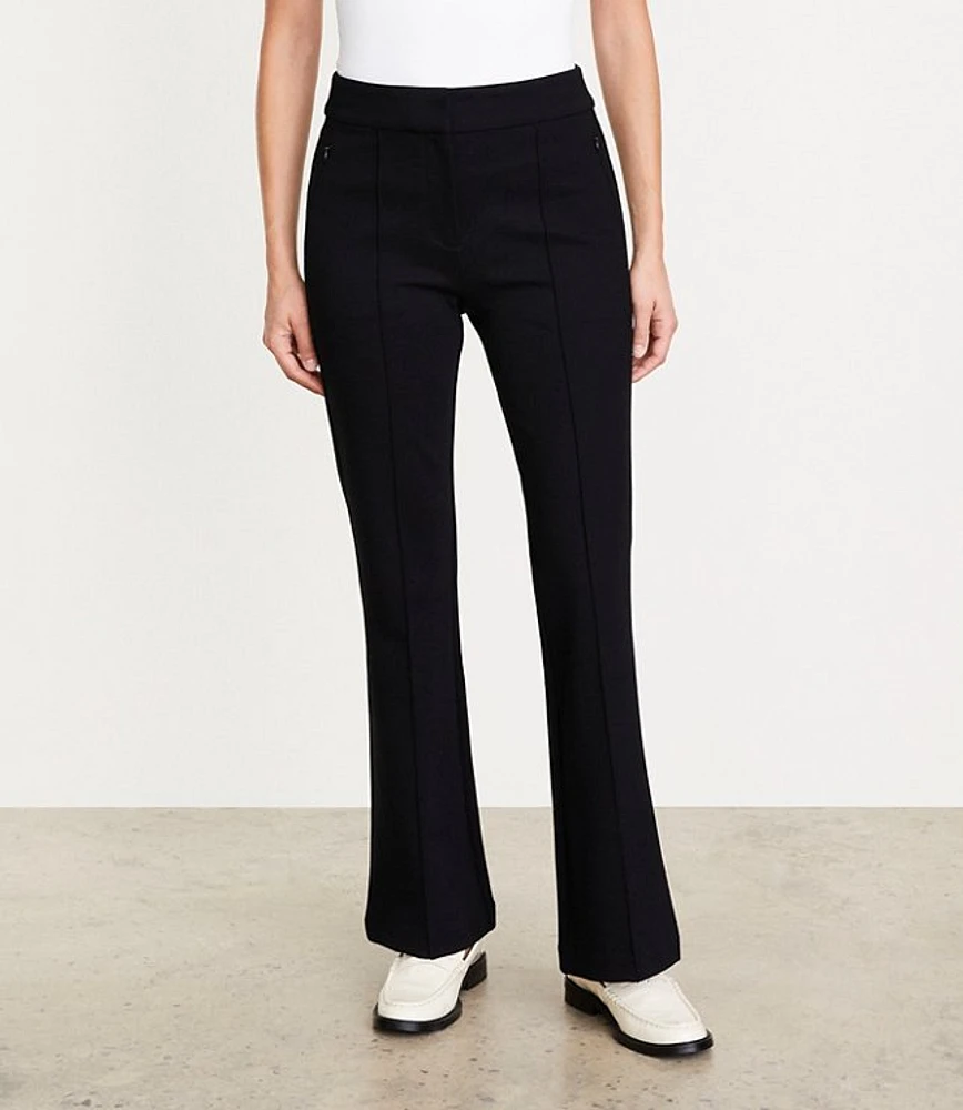 Curvy LOFT Versa Ponte Deluxe Flare Pants