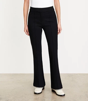 Petite Curvy LOFT Versa Ponte Deluxe Flare Pants