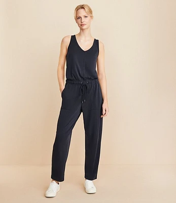 Petite Lou & Grey Sandwashed Tapered Jumpsuit